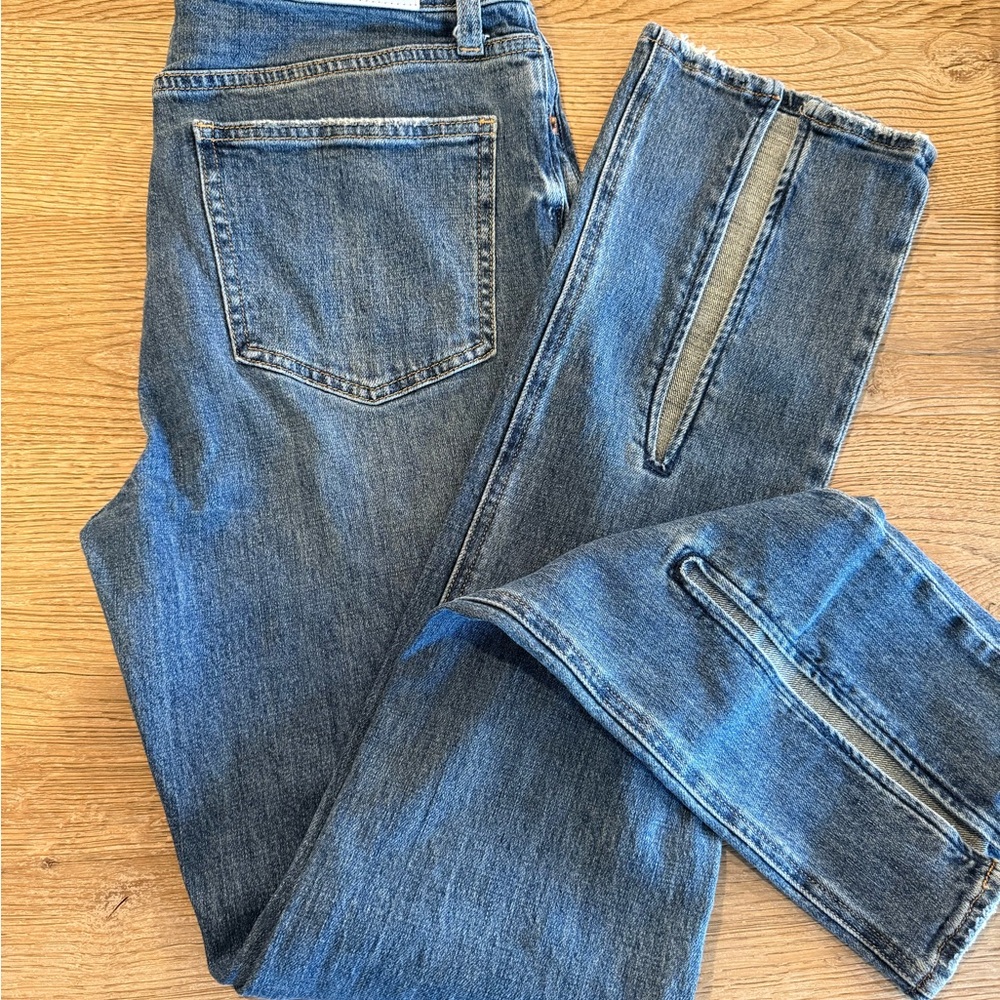 Pistola ‘Colleen’ Light Blue Denim Jeans with Front Slit